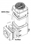 HEPA Filter für DC AirCube 1200